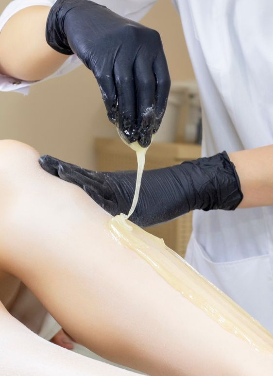 leg waxing